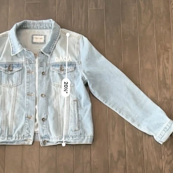 GAGA Lady Gaga Joanne Tour Limited Edition Jean Jacket   *Kids XL Size* - Picture 9 of 14